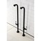 Aqua Vintage AE810S0DKL Freestanding Tub Supply Line, Matte Black AE810S0DKL - alternate 4